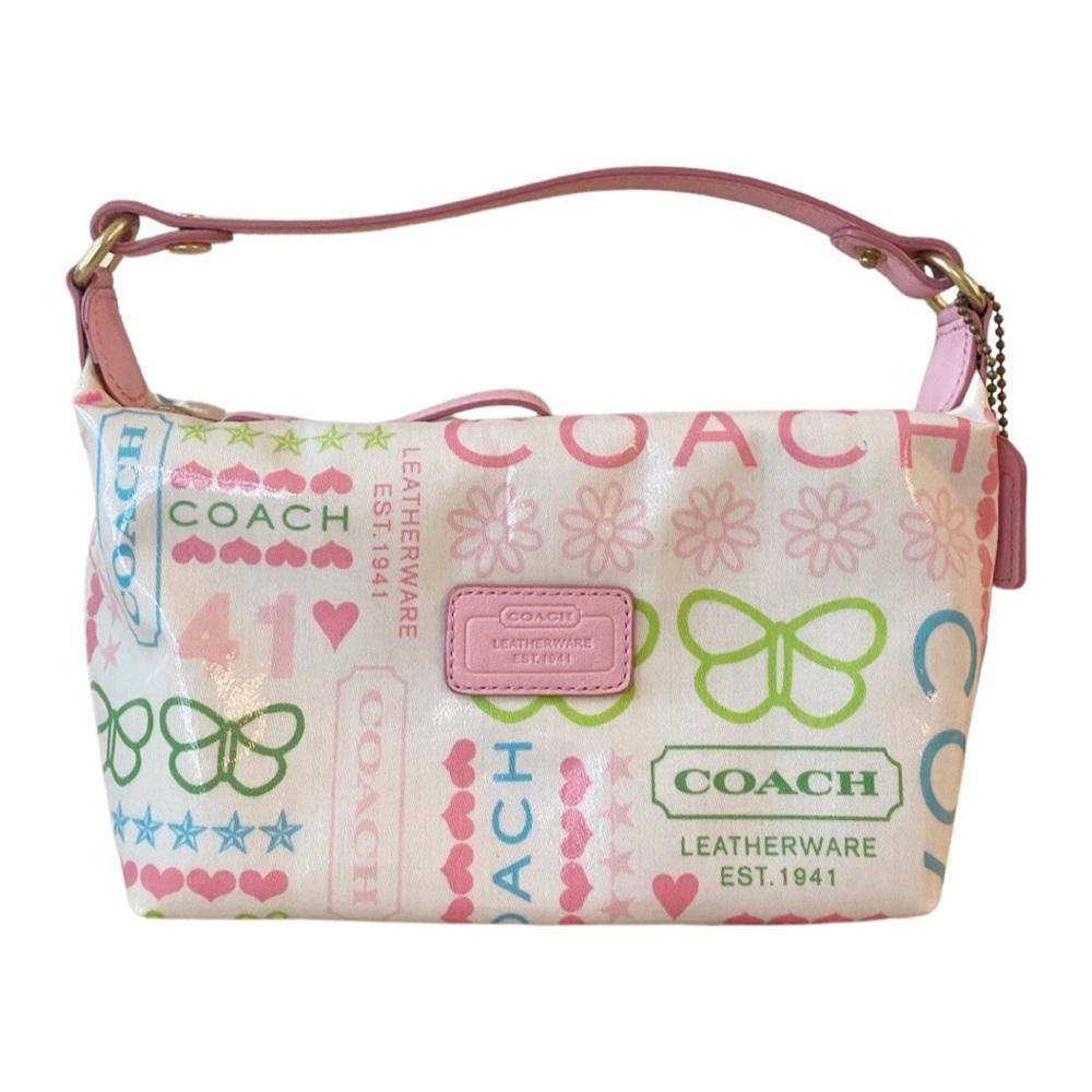 Coach Signature Pouch Handbag
